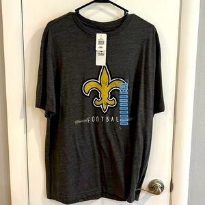 NWT, Men’s T-Shirt, New Orleans Saints, Size Large, Gray